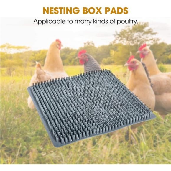6 Pack Washable Nesting Box Pads Bottom for Chicken ,12"x13.8",6 Packs - Picture 6 of 6